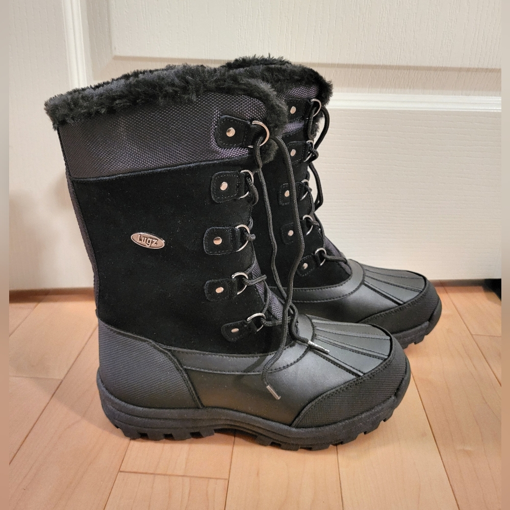 NWT/NIB Ladies Lugz Tallulah Hi WR, Size 7.5M, Black